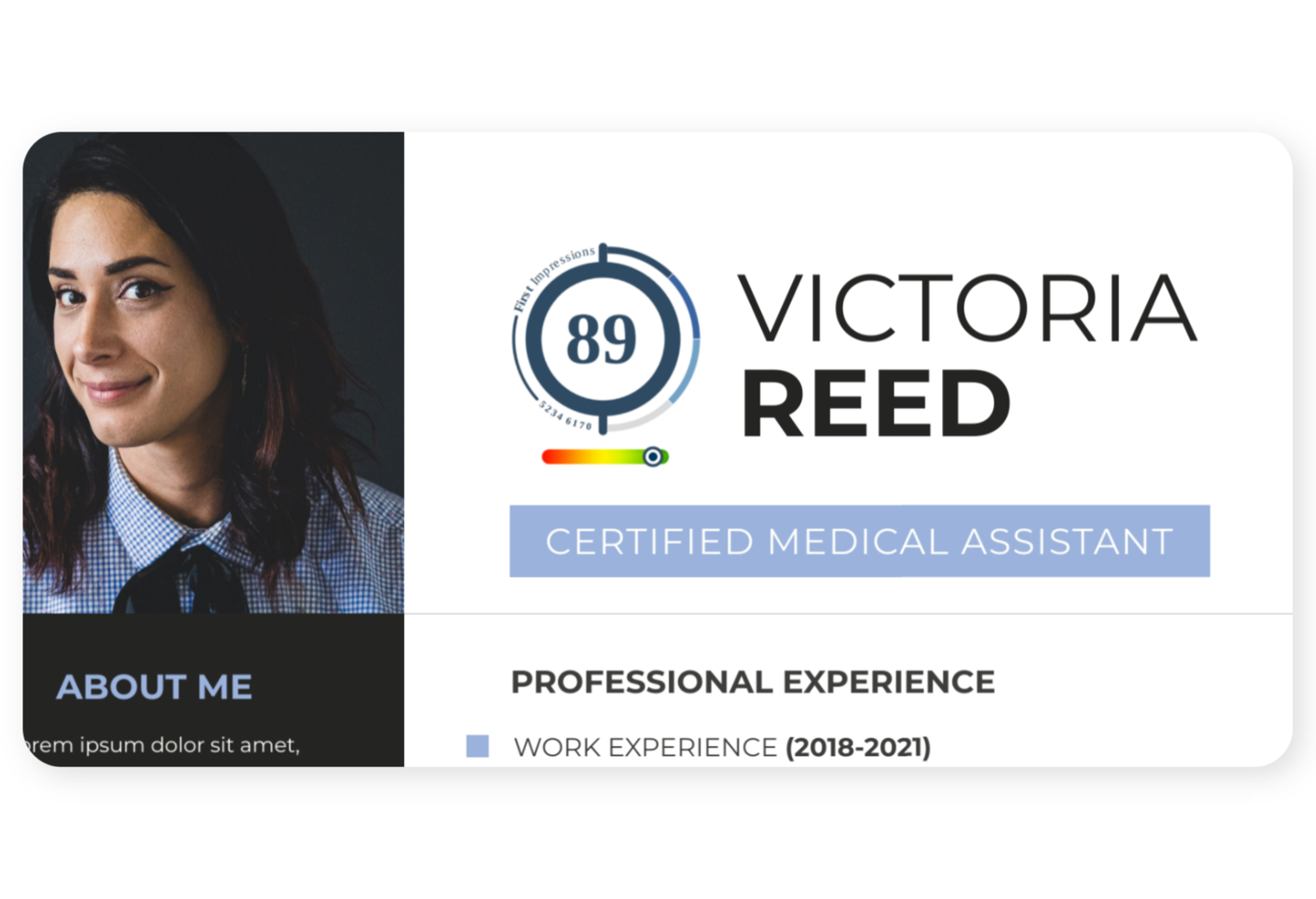 Showcase on Your CV Showcase your Social Digital Identity on your CV